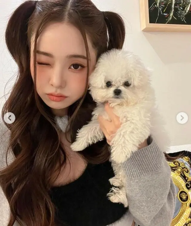 YouTuberのソン・ジア（フリージア）が愛犬を飼い始めたが、ペットショップから購入したという疑惑について釈明した（画像提供:wowkorea）
