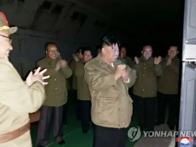 北朝鮮の朝鮮中央通信は13日、金正恩国務委員長が前日に戦術核運用部隊の長距離戦略巡航ミサイルの試射を現地指導したと報じた＝（朝鮮中央通信＝聯合ニュース）≪転載・転用禁止≫