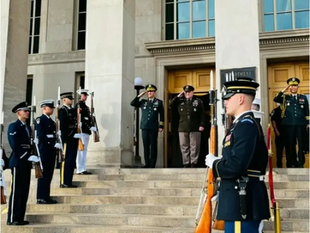 韓米軍事委員会が米国防総省で開催された（韓国軍合同参謀本部提供）＝（聯合ニュース）≪転載・転用禁止≫