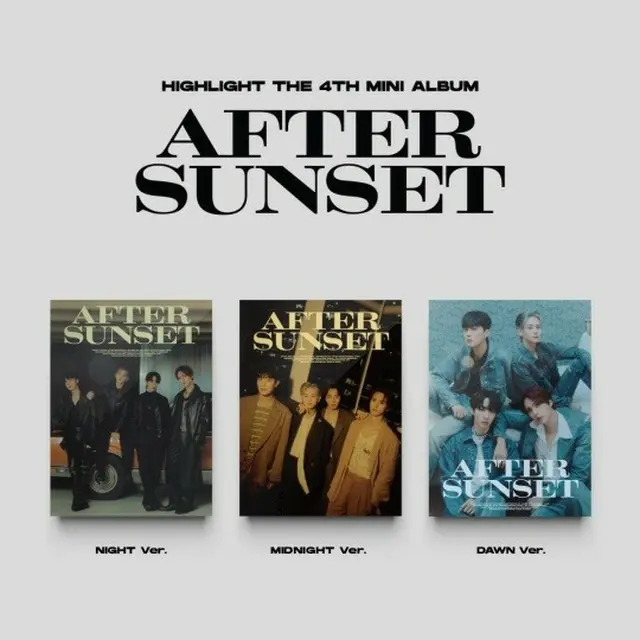 「Highlight」、4thミニアルバム「AFTER SUNSET」プレビューイメージ公開（画像提供:wowkorea）