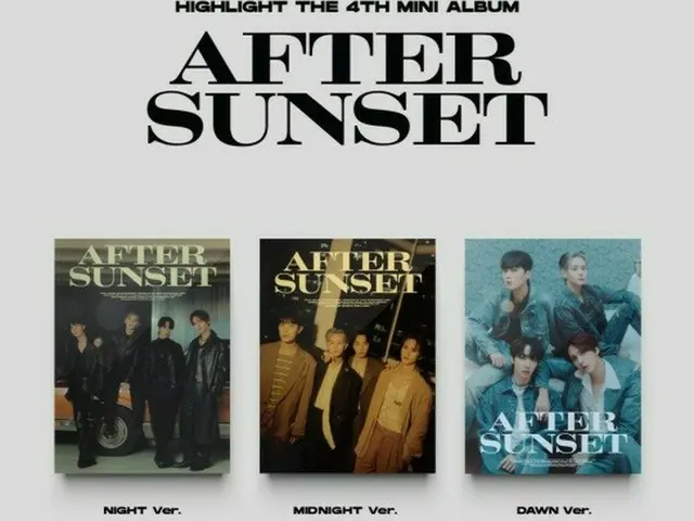 「Highlight」、4thミニアルバム「AFTER SUNSET」プレビューイメージ公開（画像提供:wowkorea）