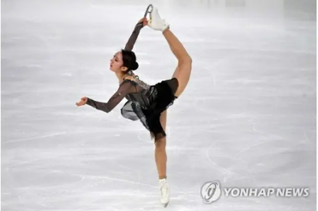 韓国フィギュア女子の金芸林＝（聯合ニュース）