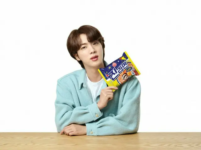 「BTS」JIN、願いが叶った！「ジンラーメン」の広告モデルに抜てき（画像提供:wowkorea）