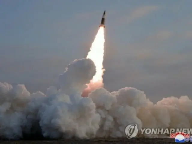 北朝鮮の弾道ミサイル（資料写真）＝（朝鮮中央通信＝聯合ニュース）≪転載・転用禁止≫