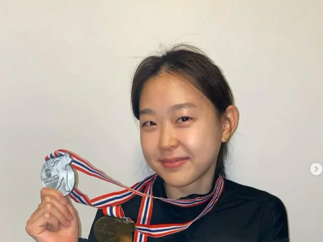 スピードスケート＞キム・ミンソン、韓国女子選手初のW杯1000M銀メダル