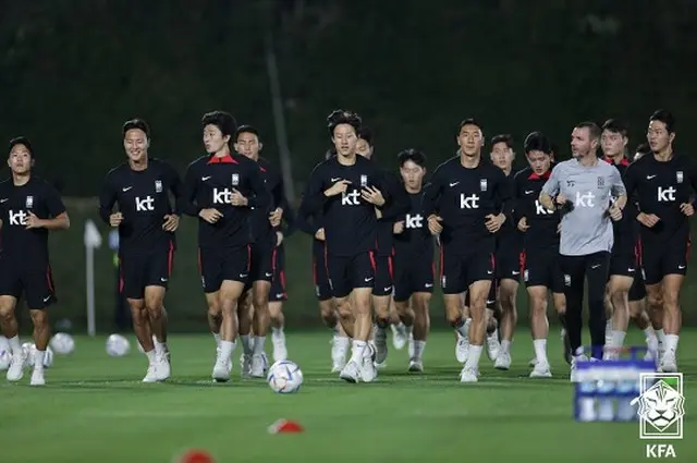 ＜カタールW杯＞韓国代表、2日目のトレーニングは開始15分のみメディア公開（画像提供:wowkorea）