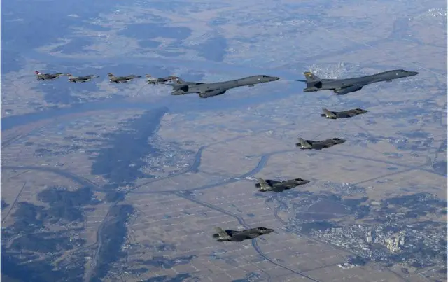 米戦略爆撃機、B1B再び朝鮮半島へ…北朝鮮のICBM警告（画像提供:wowkorea）