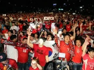 Ｗ杯韓国初戦にソウルで街頭応援　警察が機動隊配置へ