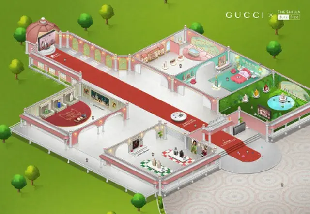 新羅免税店、メタバースプラットフォーム「ZEP」に“GUCCIビューティーガーデン”お披露目（画像提供:wowkorea）