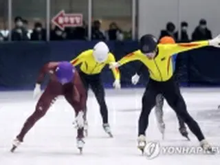 ショートトラックＷ杯男子５００　韓国の新星キム・テソン優勝