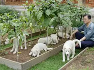 文前大統領が返還した豊山犬…きょう光州市の動物園に到着