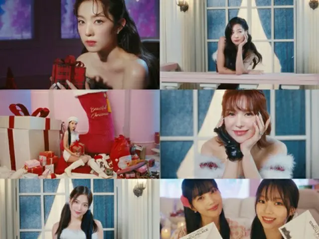 「Red Velvet」X「aespa」、サンタガールに変身！「Beautiful Christmas」MVティザー公開！（画像提供:wowkorea）