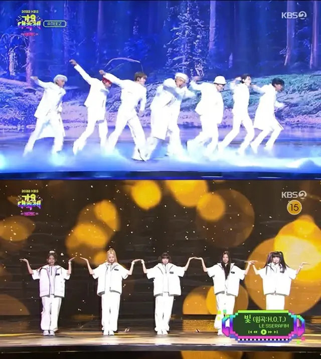 「ATEEZ」「LE SSERAFIM」、K‐POP第一世代（90年代）の名曲をダンスと共に再現（画像提供:wowkorea）