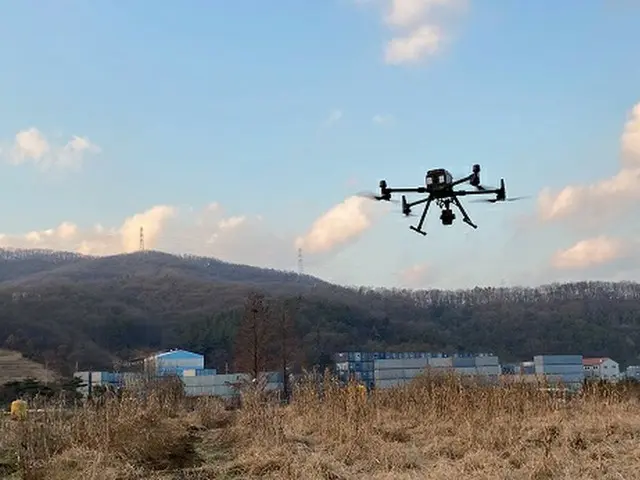 韓国の龍仁市は農業地域一帯にドローンを飛ばし、地上で確認しづらい不法焼却行為などを把握する方針である（画像提供:wowkorea）