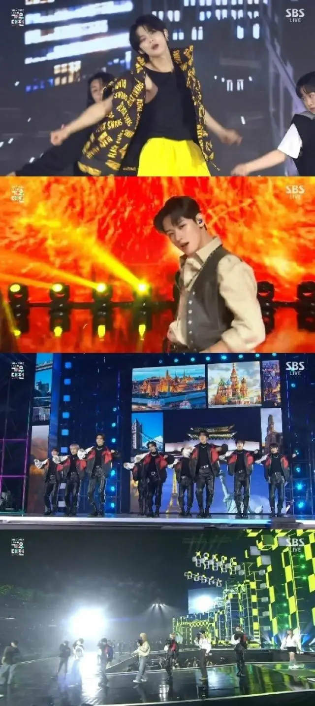 “第4世代”「THE BOYZ」＆「ATEEZ」＆「TXT」＆「CRAVITY」、「That That」から「Hype Boy」まで話題のチャレンジナンバーを共演＝ 「2022 SBS歌謡大祭典」（画像提供:wowkorea）