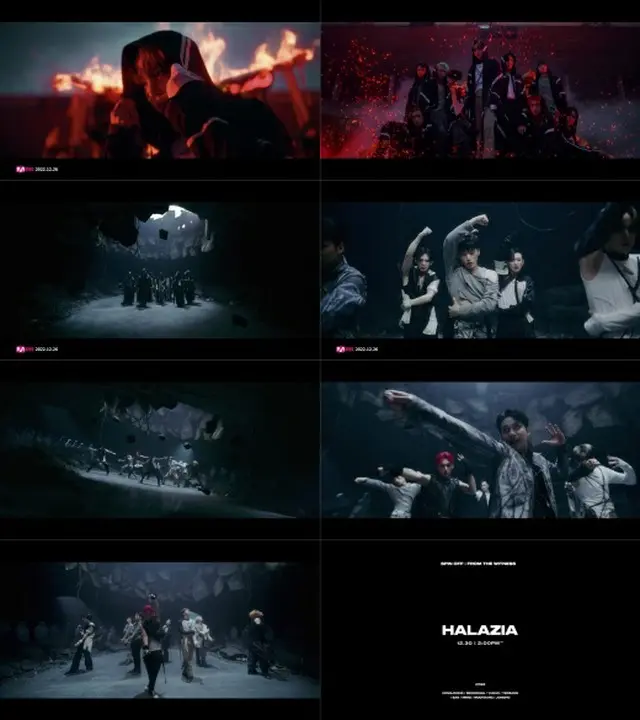 「ATEEZ」、新曲「HALAZIA」のMVティザー公開（画像提供:wowkorea）