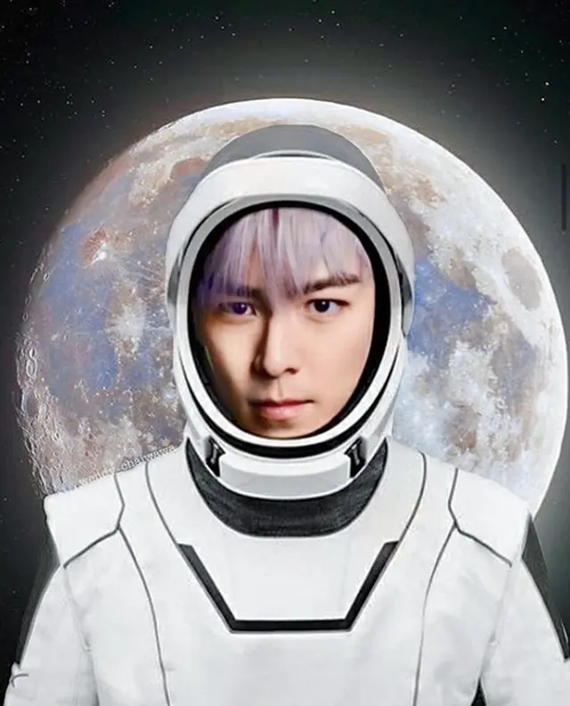 「BIGBANG」T.O.P、宇宙飛行士に変身した姿で新年のあいさつ（画像提供:wowkorea）