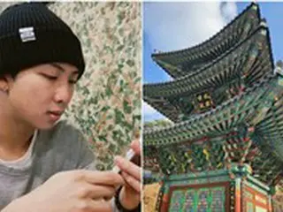 RM（BTS）、公共交通機関を利用し華厳寺を訪問…住職の徳談を聞く