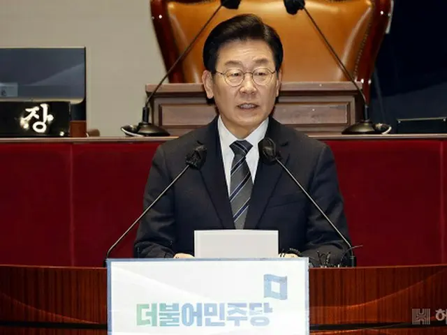 韓国野党“共に民主党”のイ・ジェミョン（李在明）代表（画像提供:wowkorea）