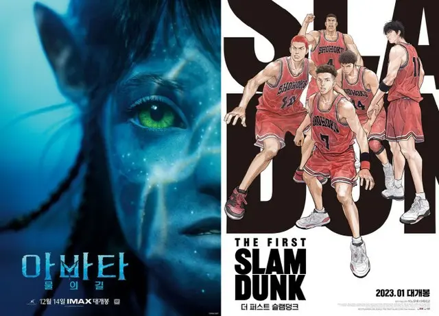 観客動員数千万台に向け疾走中の「アバター2」、2位で追撃するのは「THE FIRST SLAM DUNK」（画像提供:wowkorea）