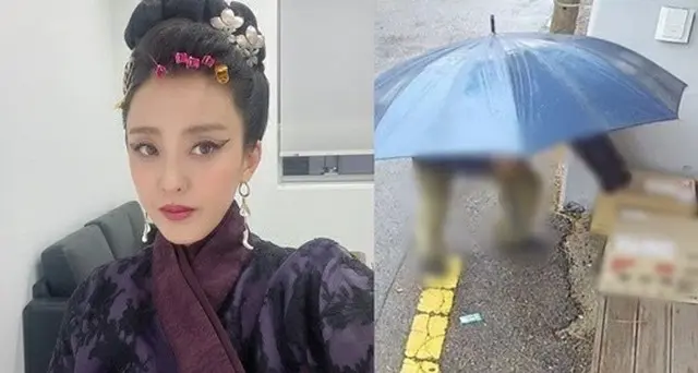 女優パク・ウネが宅配泥棒による被害を訴えた（画像提供:wowkorea）