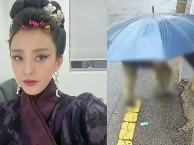 女優パク・ウネが宅配泥棒による被害を訴えた（画像提供:wowkorea）