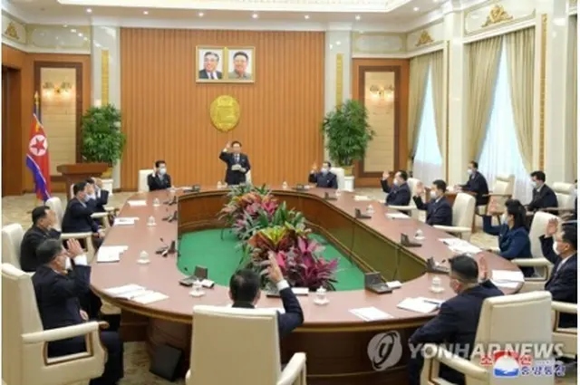 22年12月に開かれた最高人民会議常任委員会（資料写真）＝（朝鮮中央通信＝聯合ニュース）≪転載・転用禁止≫