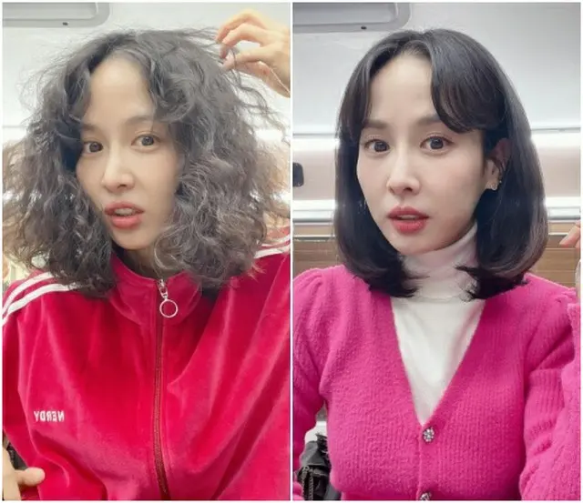 女優チョ・ヨジョン、パーマヘアをのばしたら…完全に別人のビフォーアフター公開（画像提供:wowkorea）