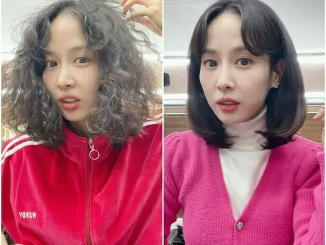 女優チョ・ヨジョン、パーマヘアをのばしたら…完全に別人のビフォーアフター公開（画像提供:wowkorea）