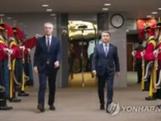 韓国国防相　北朝鮮非核化への支持に謝意＝ＮＡＴＯ事務総長と会談