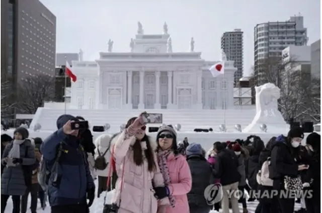 2020年の「さっぽろ雪まつり」の様子（資料写真）＝（聯合ニュース）