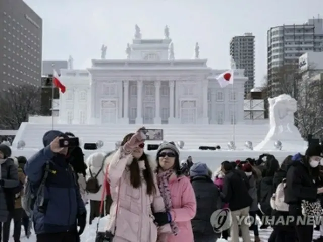 2020年の「さっぽろ雪まつり」の様子（資料写真）＝（聯合ニュース）