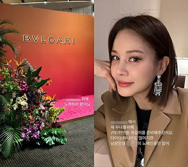 歌手IVY、5000万円のイヤリング？…「ダイヤひとつでも落としたら奴隷」（画像提供:wowkorea）