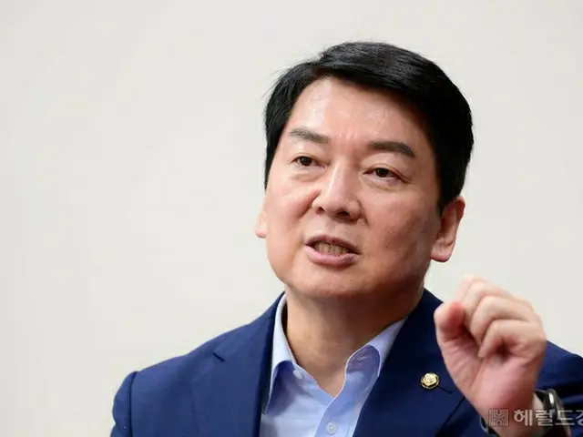 韓国与党“国民の力”の党代表選に出馬したアン・チョルス（安哲秀）候補（画像提供:wowkorea）