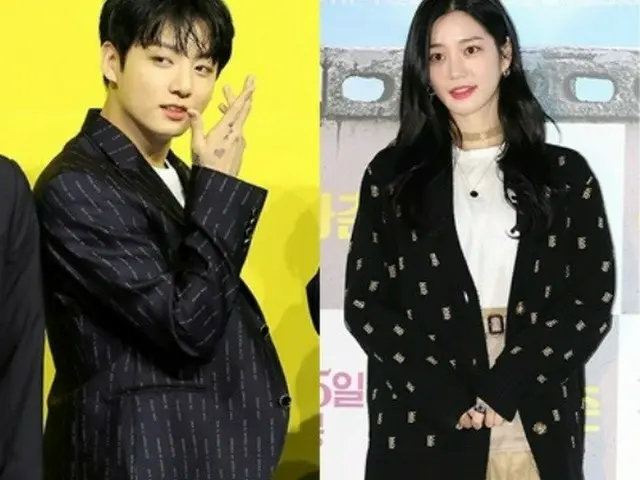 「BTS（防弾少年団）」のメンバー、JUNG KOOKと女優のイ・ユビの熱愛疑惑が再び取り上げられた（画像提供:wowkorea）