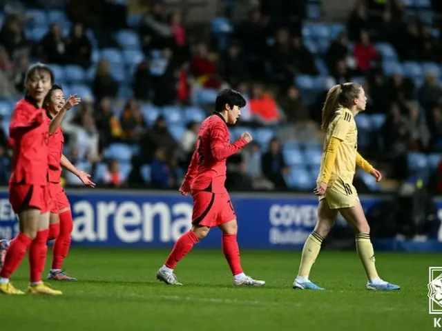 女子サッカー韓国代表、ベルギーに1-2逆転負け…大会2連敗（画像提供:wowkorea）