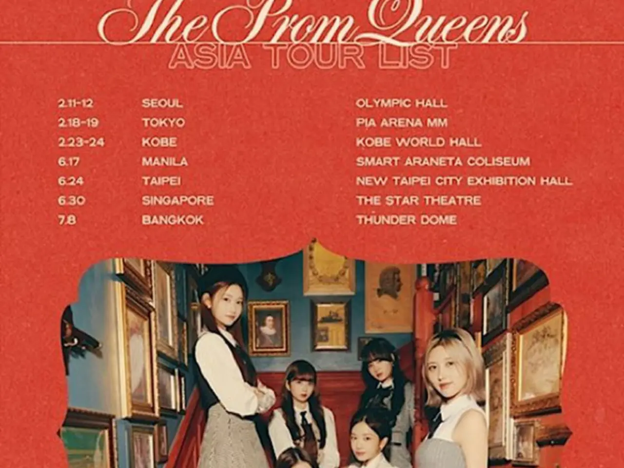 公式】「IVE」、「The Prom Queens」アジアツアー開催…5カ国を巡る