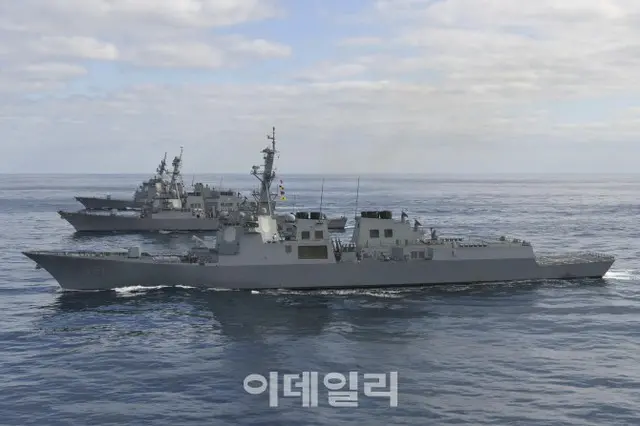 日米韓イージス艦、北朝鮮ミサイルに対応し海上で「防御訓練」（画像提供:wowkorea）