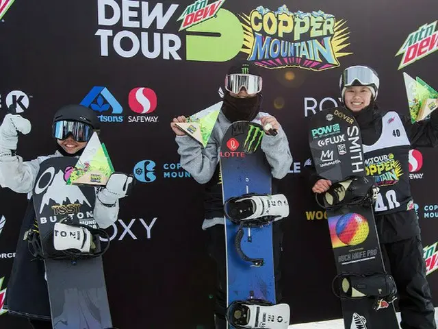 スノーボード有望株チェ・ガオン、DEW TOUR女子スーパーパイプ最年少優勝（画像提供:wowkorea）