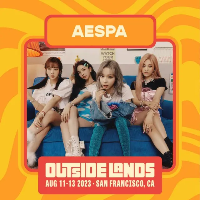 「aespa」、米「OUTSIDE LANDS SFESTIVAL」に出演…K-POPガールズグループ初（画像提供:wowkorea）