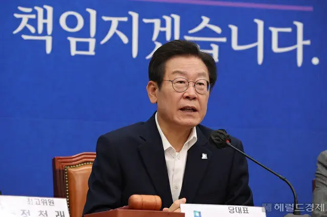 韓国野党“共に民主党”のイ・ジェミョン（李在明）代表（画像提供:wowkorea）