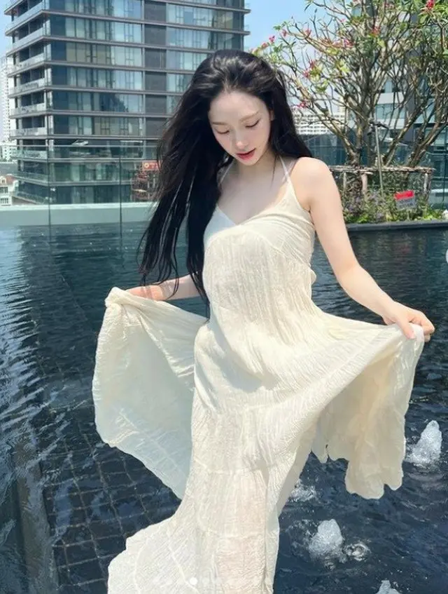 「aespa」メンバーのKARINAが優雅な美貌を誇った（画像提供:wowkorea）