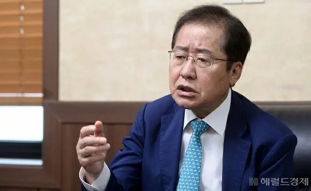 洪準杓、大邱市長（画像提供:wowkorea）