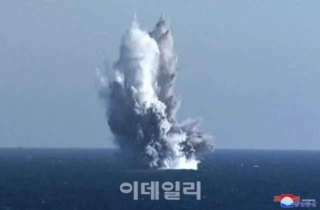 北朝鮮がまた「水中核魚雷」の爆破試験...「致命的打撃能力検証」（画像提供:wowkorea）