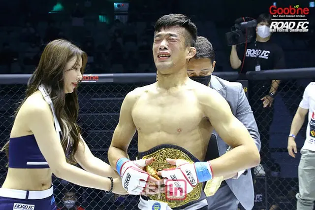 ROAD FC”フェザー級チャンピオン”パク・ヘジン、約束の地＝原州で億台の優勝金目指す（画像提供:wowkorea）