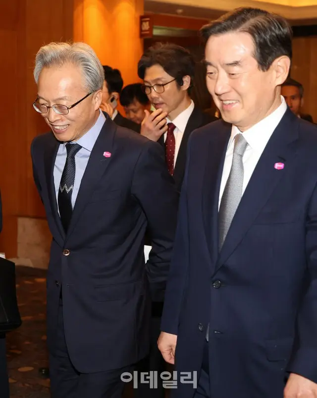 岸田首相との懇談会終えた韓国の経済界関係者ら、にこやかな表情見せる（画像提供:wowkorea）