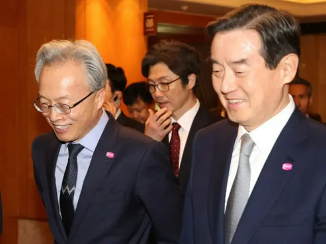 岸田首相との懇談会終えた韓国の経済界関係者ら、にこやかな表情見せる（画像提供:wowkorea）