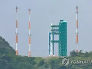 韓国国産ロケット「ヌリ」　発射台固定完了＝２４日に３回目打ち上げ