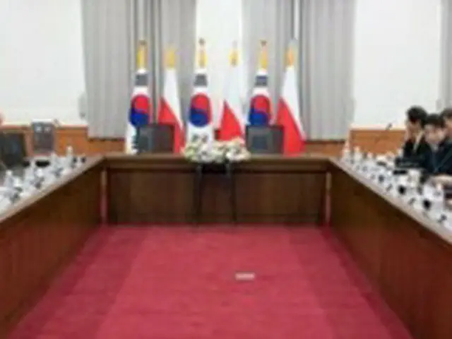 第１回韓国・ポーランド国防・防衛産業協力共同委員会の様子（韓国国防部提供）＝（聯合ニュース）≪転載・転用禁止≫