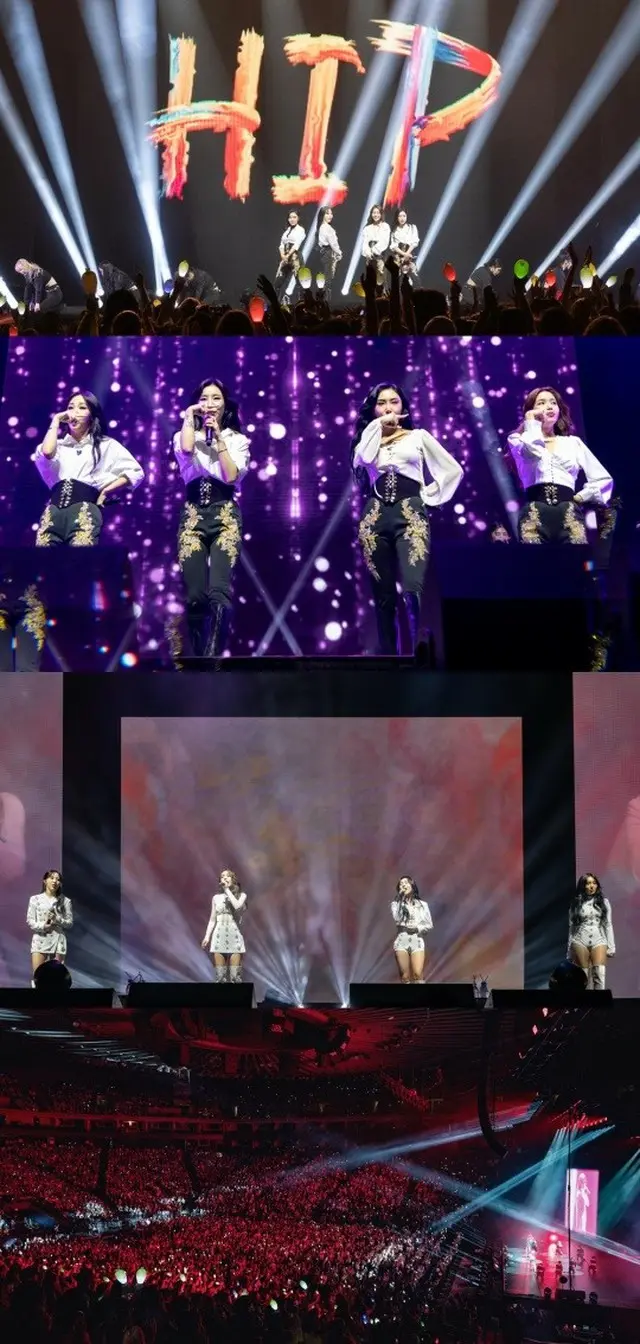 「MAMAMOO」、デビュー後初のワールドツアー「MY CON」アメリカ公演を終了…公演型グループの真価（画像提供:wowkorea）